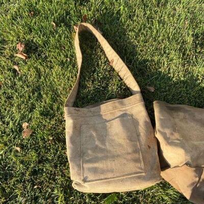 244: Vintage Heavy Canvas Tool Bags