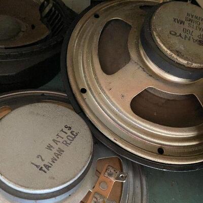 249: Vintage Lot of Car Speakers