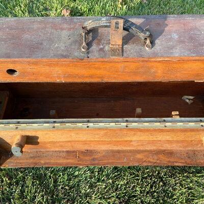 255: Vintage  storage Carpenters tool Chest