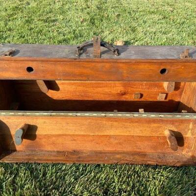 255: Vintage  storage Carpenters tool Chest