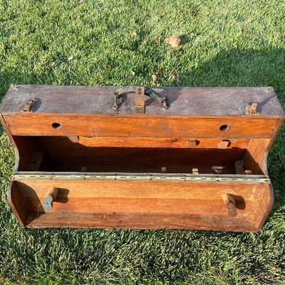 255: Vintage  storage Carpenters tool Chest