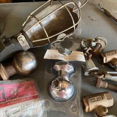 257: Vintage 2 Drawer Metal cabinet on Wheels