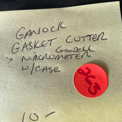 263: Vintage Garlock Gasket Cutter and More