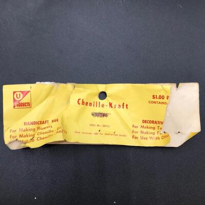Vintage Bag of “Chenille-Kraft“ Chenille Stems