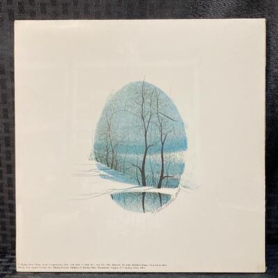P Buckley Moss WINTER JEWEL 1986 Repro Print Unframed Signed Numbered