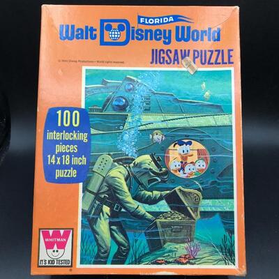 Vintage Whitman Walt Disney World Puzzle Donald Duck Under the Sea