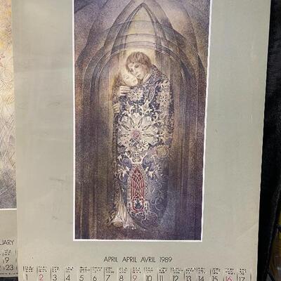 1989 Sulamith Wulfing Wall Calendars Germany Mystical Angelic Art