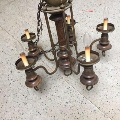 25% OFF LISTED PRICE! Five Light Candle Chandelier