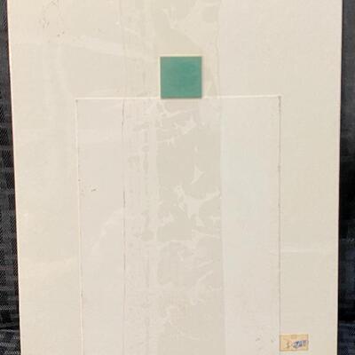 Vintage Mouse Lithograph Unframed