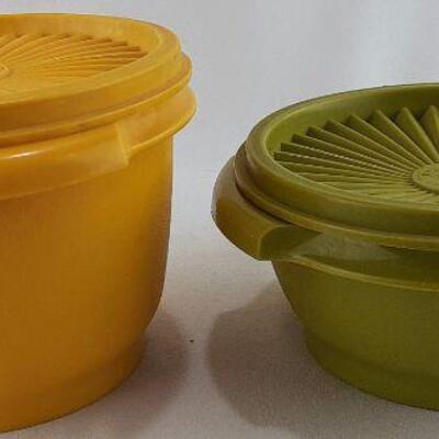 Two Vintage Tupperware Containers