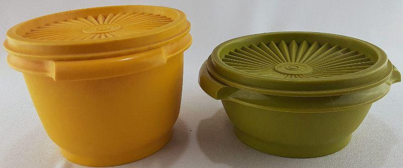 Two Vintage Tupperware Containers |