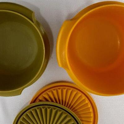 Two Vintage Tupperware Containers