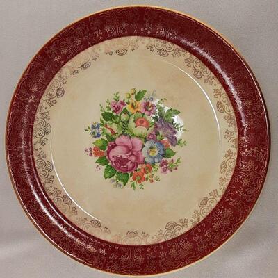 Salem China Vintage Floral Plate