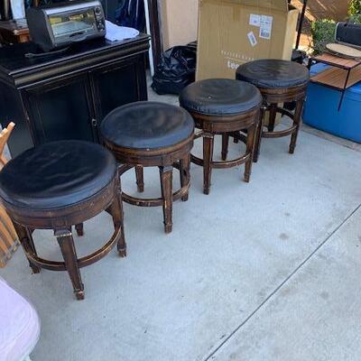 Four (4) Frontgate Bar Stools
