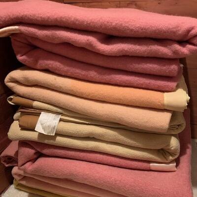 LOT 267 Group of 9 Wool Blankets