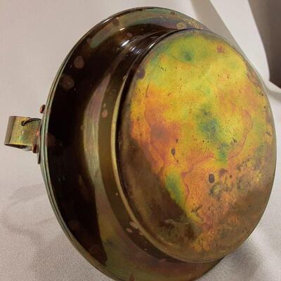 Brass Teapot and Ceramic Handle