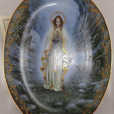 Our Lady of Lourdes Plate
