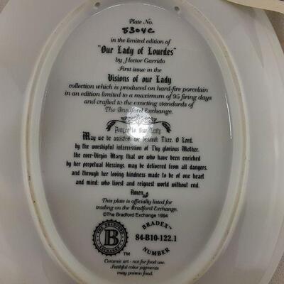 Our Lady of Lourdes Plate