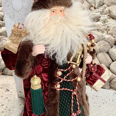 LOT 353 ANTIQUE DRESSED SANTA CLAUS FATHER CHRISTMAS