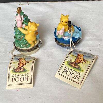 Lot #188 Hallmark Keepsake Ornaments Winnie The Pooh and Surprise Boxes