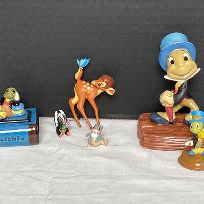 Lot #189 Hallmark Keepsake Ornaments Jiminy Cricket , Bambi and Dumbo
