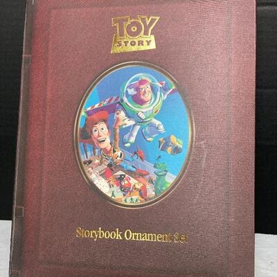 Lot #190 Toy Story Storybook Ornament Set Hallmark Keepsake Ornament