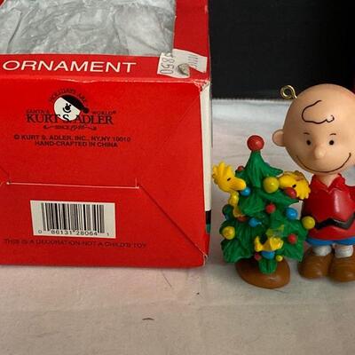 Lot #199 Kurt S. Adler Charlie Brown Ornament Dept.56 Peanuts Ornament 
