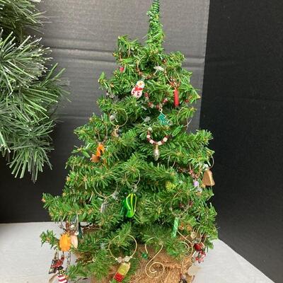 Lot #221 Two Small Christmas Trees