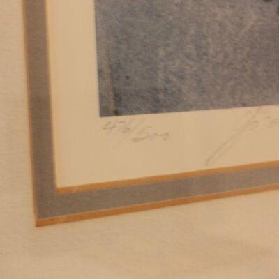 Lot 129 Framed Serigraph Signed Print