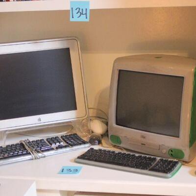 Lot 133 Two Apple Desktops