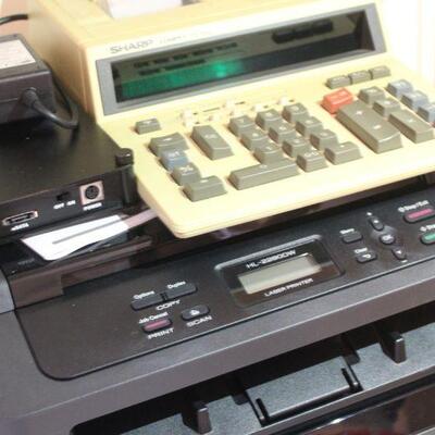 Lot 139 Brother Printer, Adding machine 