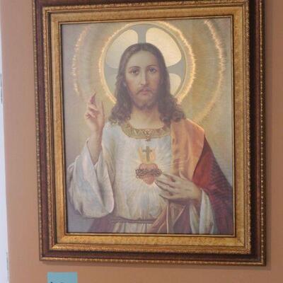 Lot 150 Framed Art of Jesus 