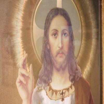 Lot 150 Framed Art of Jesus 