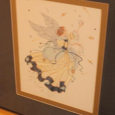 Lot 159 Two Framed Prints of Angels