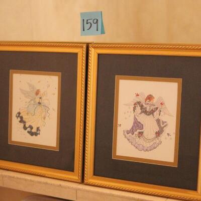 Lot 159 Two Framed Prints of Angels
