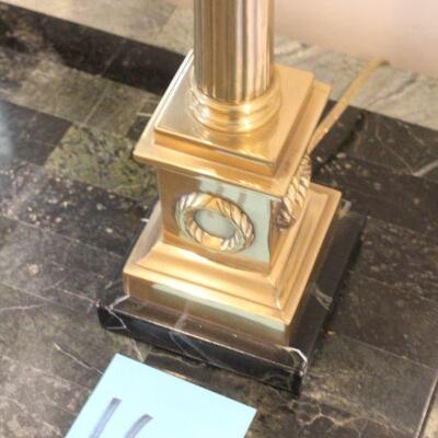 Lot 161 Black & Gold Table/Office Lamp 