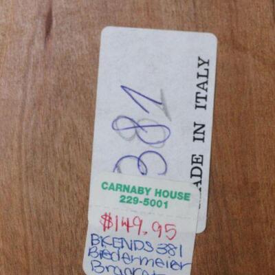 Lot 168 Made in Italy Wood 13"T Wall Sconces or Bookends