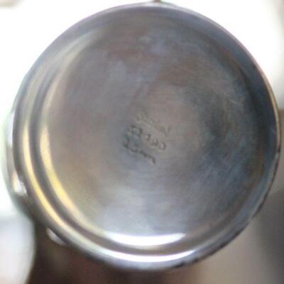 Lot 173 Sterling/Crystal Cream & Sugar