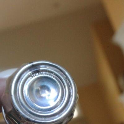 Lot 175 Sterling Silver Cup & Pair of Mini Shakers