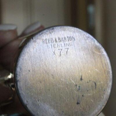 Lot 175 Sterling Silver Cup & Pair of Mini Shakers