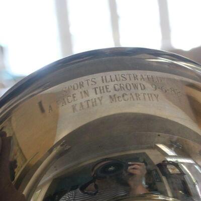 Lot 177 Vintage Silver Trophies/Awards #2 1982, 86' Golf