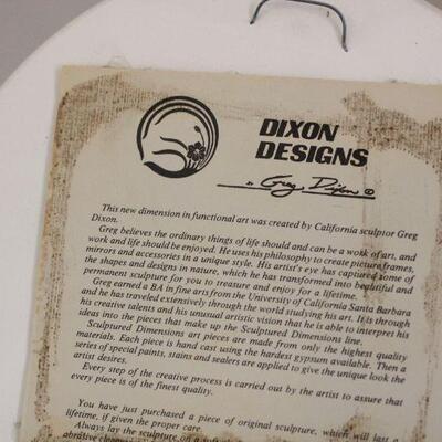 Lot 206 Bathroom Decor & Signed Mirror by Dixion Designs