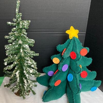 Lot #222 Decorative Christmas Trees 