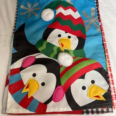 Lot #224 Holiday Yard Flags and Windsock 