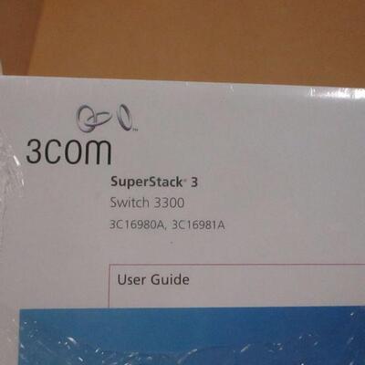Lot 69 - 3Com SuperStack 2 Managed Network Ethernet Switch 3300