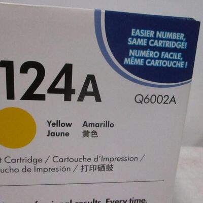 Lot 79 - Genuine HP Laserjet 124A Yellow Toner Cartridge