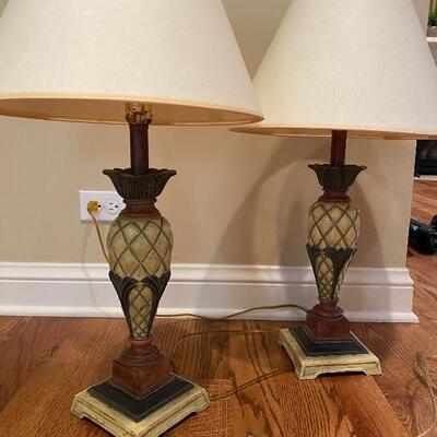 Pair of whimsical lamps 