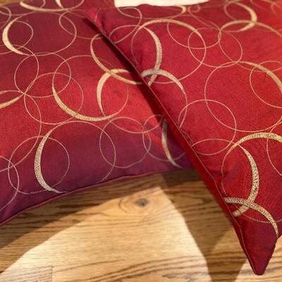 Silk and down crate barrel pillows 