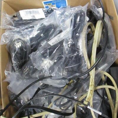 Lot 84 - Box Lot Of Computer & Electronic Cords