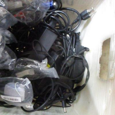 Lot 87 - Box Lot Of Computer Cords